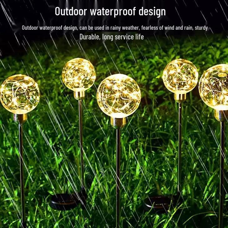 Solar Mushroom Jellyfish Lights - Outdoor Waterproof Garden Lawn Decorations