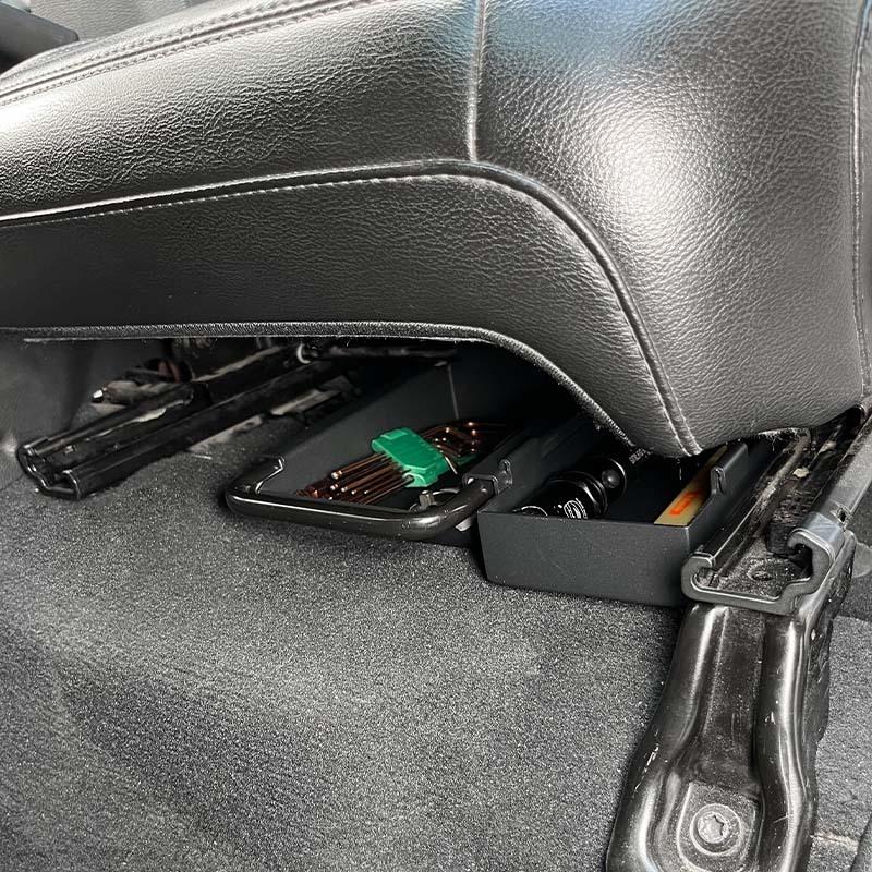 Under The Front Seats Storage Box Organizer Container For Jeep Wrangler JL for JT Gladiator 2018-2023 Stowing Tidying Accessories