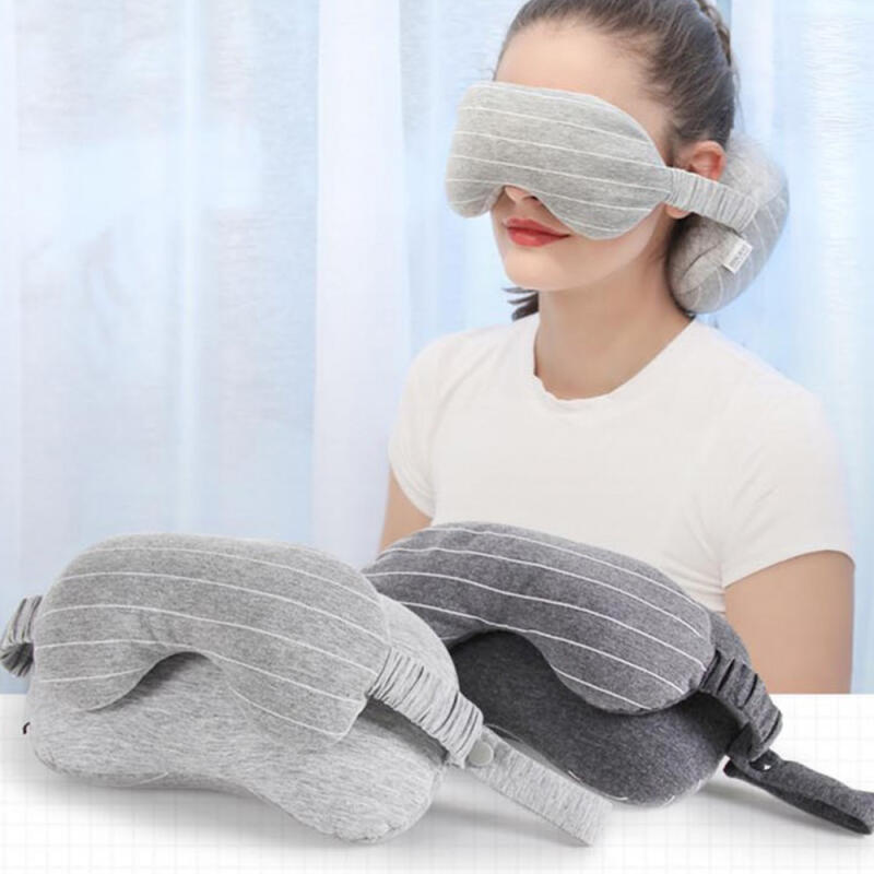 

Sleeping Eye Mask Travel Eye Mask with Neck Cushion dark gray