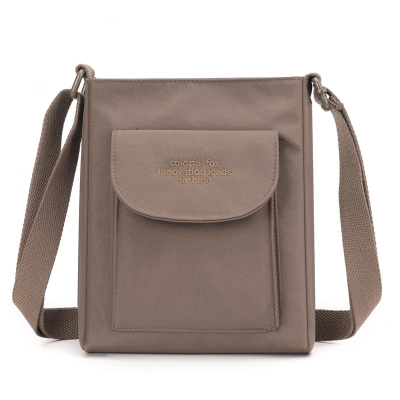 Shoulder bag casual versatile simple messenger bag women's leisure commuting printable mobile phone bag
