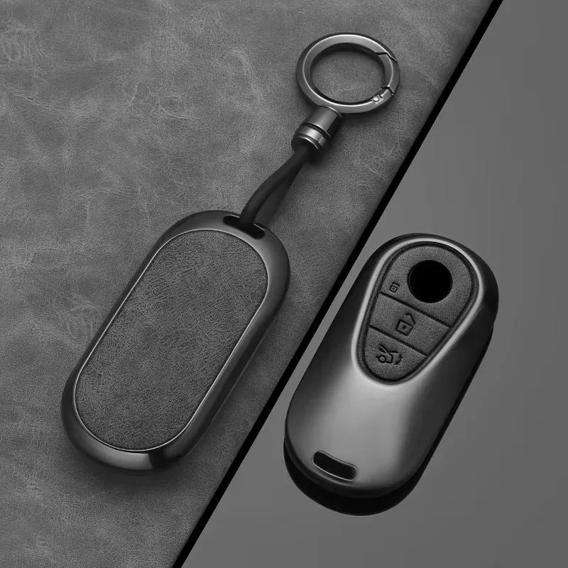 

Interior Mouldings Alloy Style Fashion Car Key Case Cover Shell Fob For Mercedes Benz 2023/24 C/SClass W223 W206 S350L S400L S45