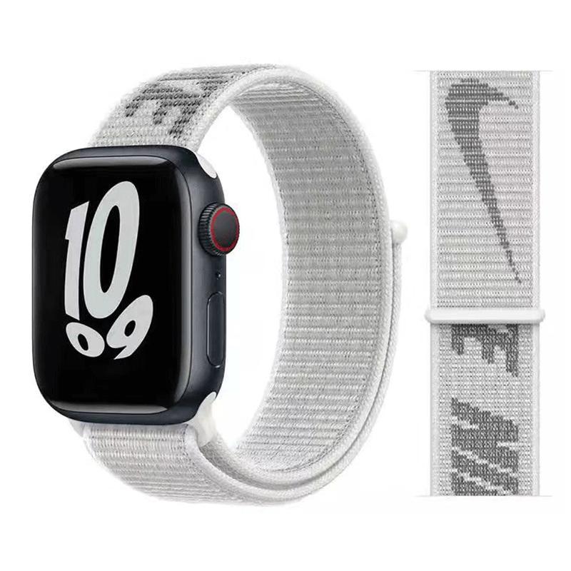 Apyrankė Laikrodžio dirželis Apple Laikrodžiui Apyrankė 44mm 38mm 42mm 40mm Nailono kilpa Apple Laikrodžiui Apyrankė 45mm 41mm Correa skirta iWatch 3 4 5 SE 6 7 Band