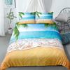 Sunset Hawaii Long Beach Gorgeous Duvet Cover Set King Queen Double Full Twin Single Size Bed Linen Set