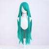 100cm Long Straight Cosplay Wig Anime Compatible Universal Omopinenet Heat Resistant Synthetic Hair Wigs + Wig Cap