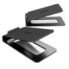 Heavy Duty Metal Desktop Speaker Stand Toolless Installation Optimizes Sound Projection For Home Office Use