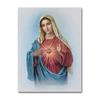 Art Print Mary Religious Canvas Painting Abstract Christian Wall Decor for Home Vintage Sacred Heart of Jesus