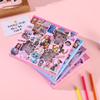 Průhledné Samolepky Dárková Krabička 100 Listů Roztomilé Kreslené Anime Samolepky DIY Scrapbooking Samolepky Vysoce Kvalitní Papír z Číny