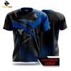 Men's Breathable and Comfortable T-shirt with Striped Printed Pattern Outdoor Casual Sports Top