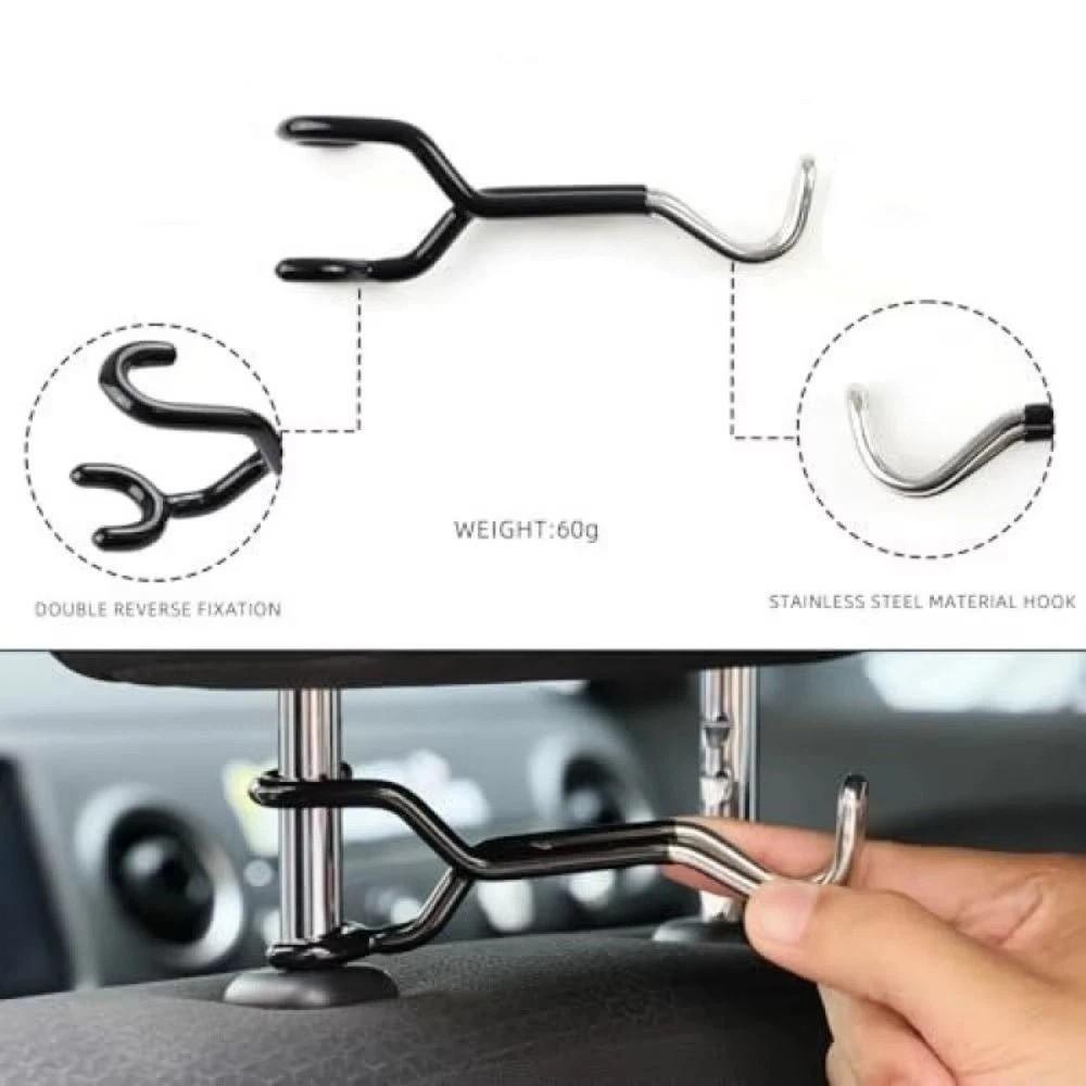 Multifunctional Car Seat Headrest Hook Compound Bows Headrest Organizer  Road Trip Accessory