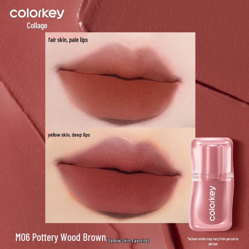 

Colorkey Velvet Matte Whitening Lip Mud Lipstick for Women