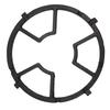 Cast Iron Wok Rack Non-Slip 17.6cm/6.9in Gas Stove Rack Black Easy Installation Stove Burner Grate Moka Pots