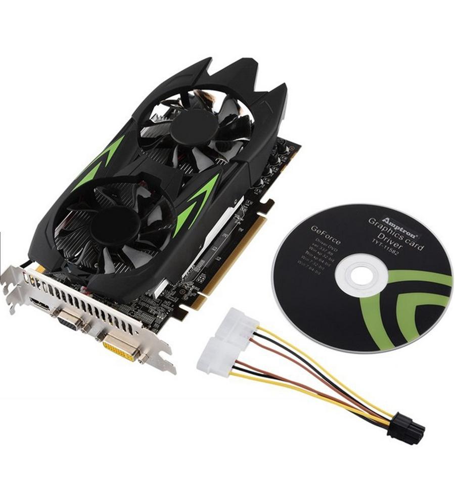 Pro Gtx1050ti 4gb Ddr5 Grafikkarte Grün 128bit Hdmi Dvi Vga Gpu Game Pc Gaming