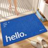 Hello Door Mat Bedside Fashion Entrance Bath Floor Decoration Corridor Door Welcome Mat Carpet Living Room Balcony