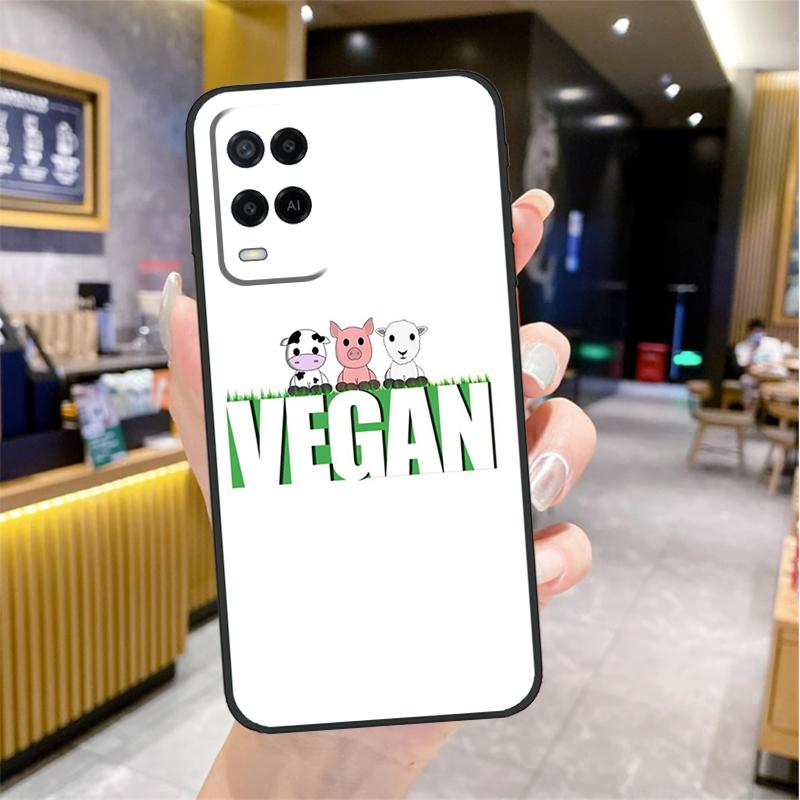Vegan Pattern Case For Oppo A74 A54 A94 A78 A98 A18 A60 A80 A40 A38 A58 A96 A76 A16 A15 A17 A57 A77 A5 Pro
