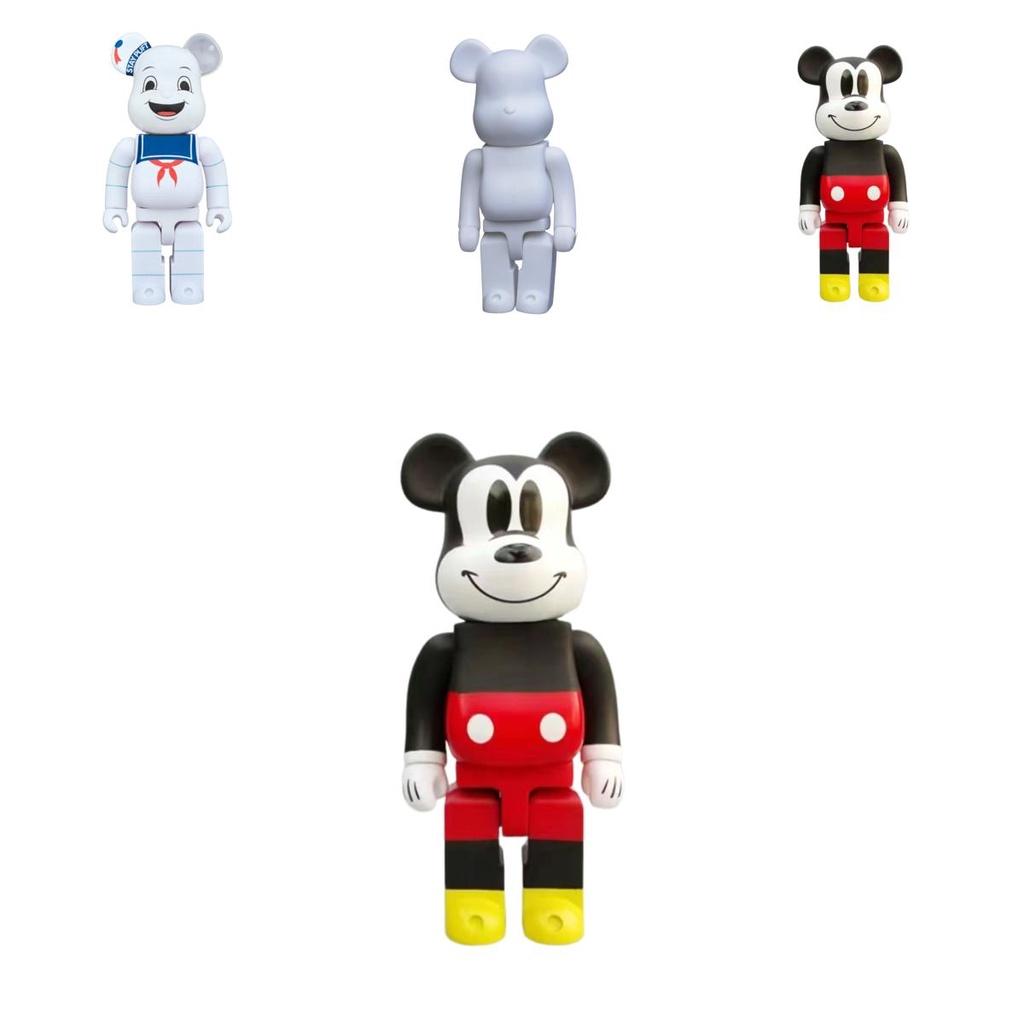Bearbrick 400% Action Figure Collectible Pvc Daredevils Mickey Bear Building Block Trendy Toy