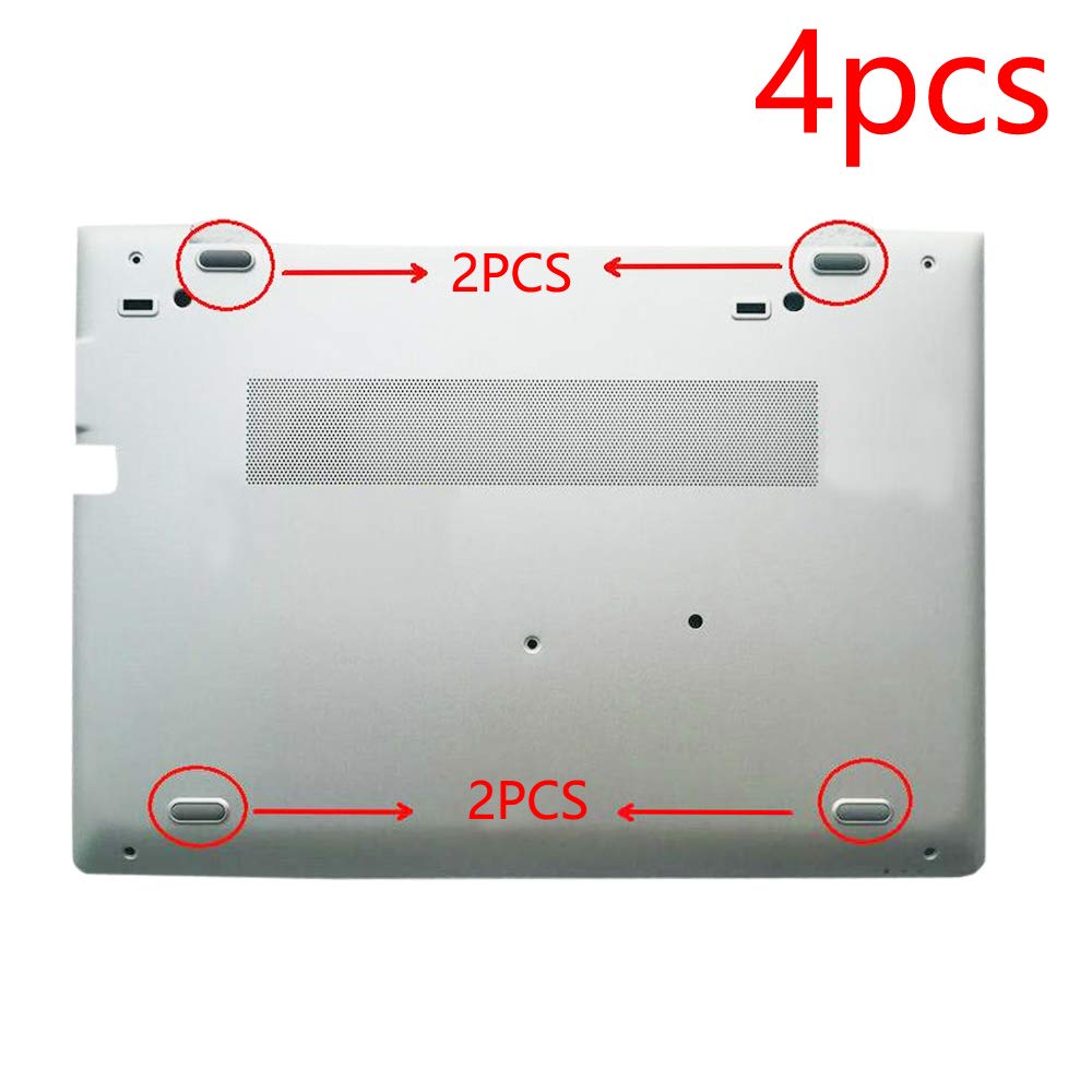 HSSDTECH Laptop Bottom Rubber Feet for HP 840 G5 G6, 745 G5 G6, 830, 735 G5 G6 (4-Pack) Non-Slip Pads