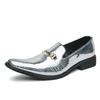 Cheap Large Size Chelsea Hairstylist Pointed Head Handsome Trendy Luxury Patent Leather Glossy