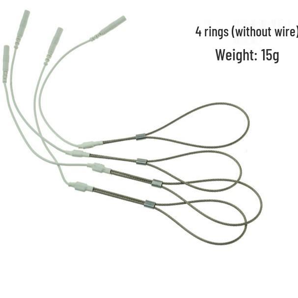 Men's Electric Shock Steel Ring for Erotic Restraint and Climax