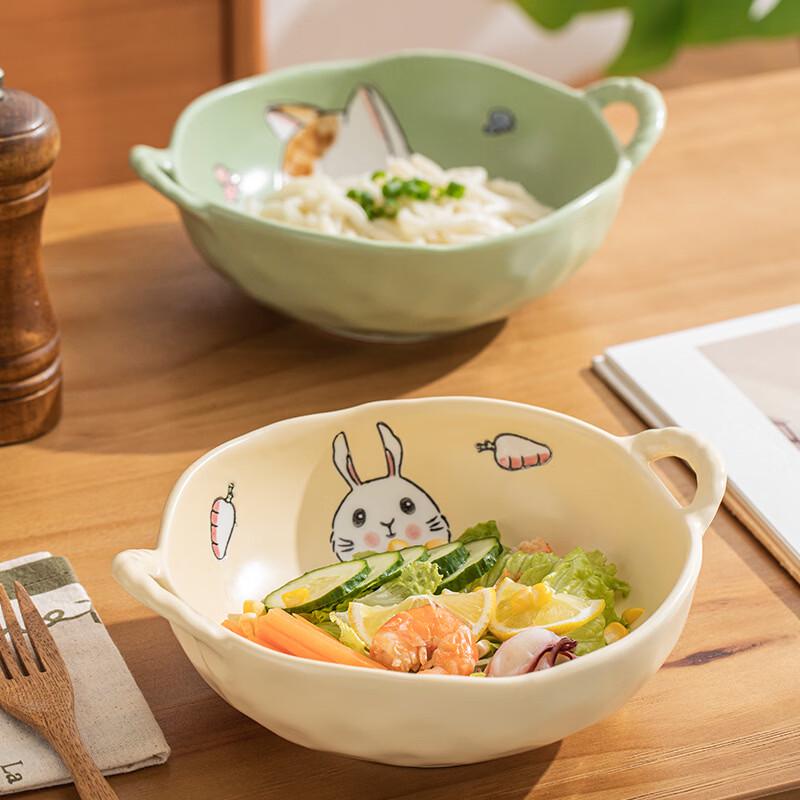 abay Japanese Lucky Cat Ceramic Soup Bowl