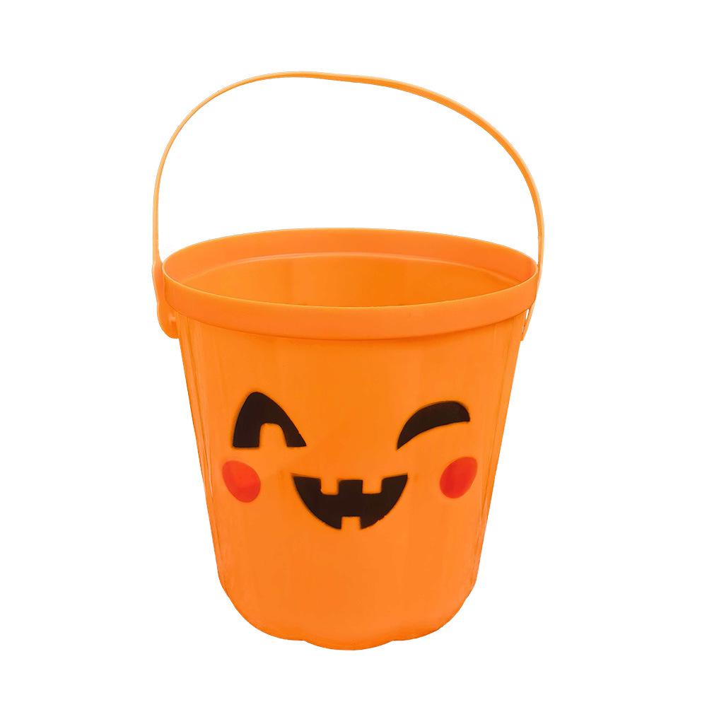 Handheld Pumpkin Lantern with Sound Control – Colorful Halloween Candy Bucket in Various Sizes