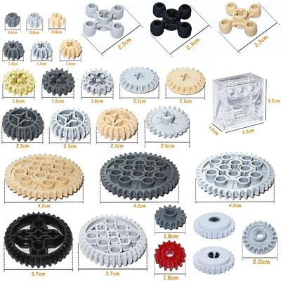 MOC Bausteine Technische Teile Zahnräder Großpackung Steine Montage Partikel DIY High-Tech Kompatibel Alle Marken Automodell Zubehör