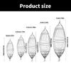 Stainless Steel Baits Cage Basket Feeder Holder Fishing Baits Cage Replacement Baits Trap Cage Fishing Tool Easy to Use