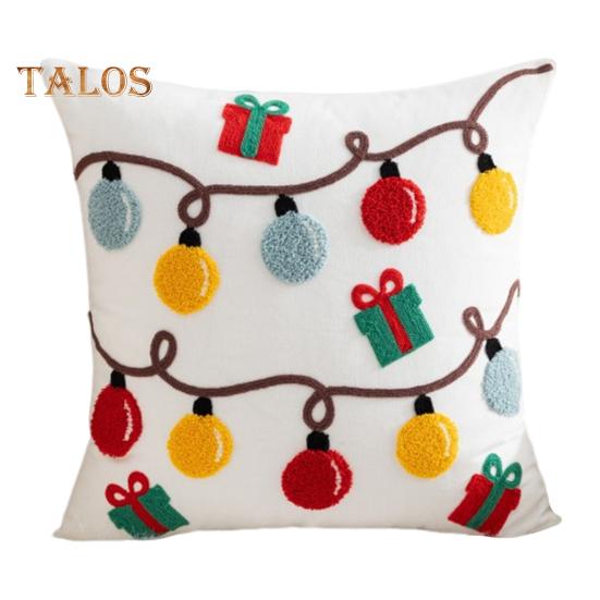 Наволочка для подушки с рождественским принтом цветная с рисунком из мультфильмов квадратная для спальни гостиной дивана наволочка для подушки 6 980₽