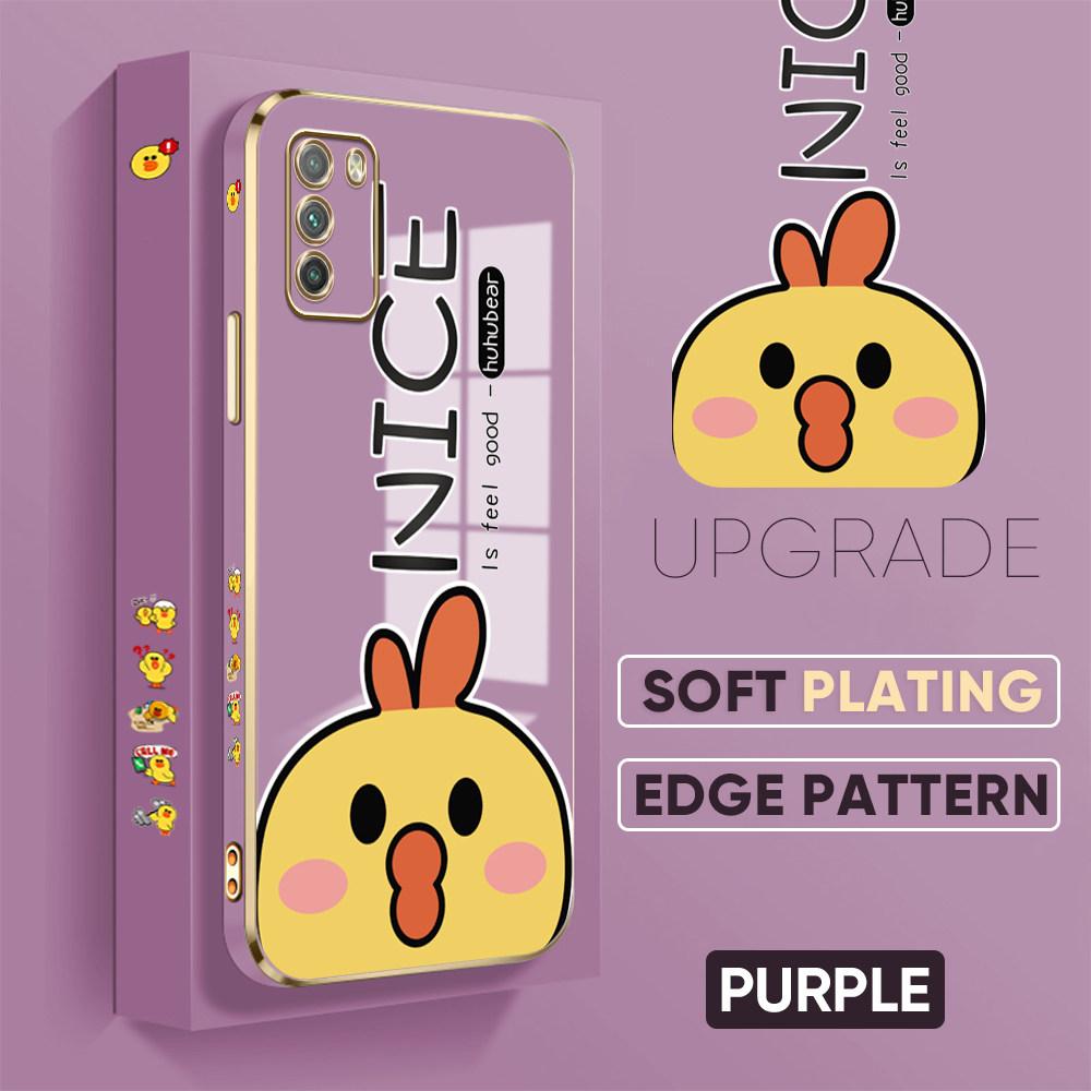 Kolorowe wzory nadruków Kwadratowy wzór krawędzi Obudowa Platerowana obudowa telefonu Luksusowe poszycie Miękkie etui na telefon do Huawei Honor Xiaomi Redmi