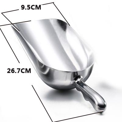 1080ML Ice Scoop Aluminum Alloy Shovel For Ice Grain Coffee Beans Scoops Bar Ice Scraper Kitchen Storage Tool Coffee Spoon