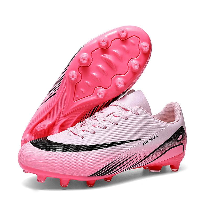 New football shoes men's and women's World Cup artificial ping competition AG spike sneakers student training TF broken nails