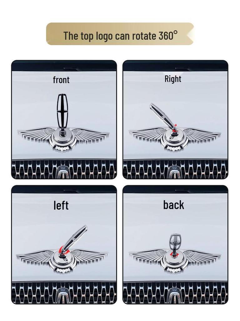 Lincoln Continental MKZ Frontklappen-Emblem Plakette