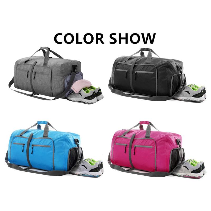 Foldable Travel Tote Bag - Large Capacity Sports & Fitness Luggage Bag