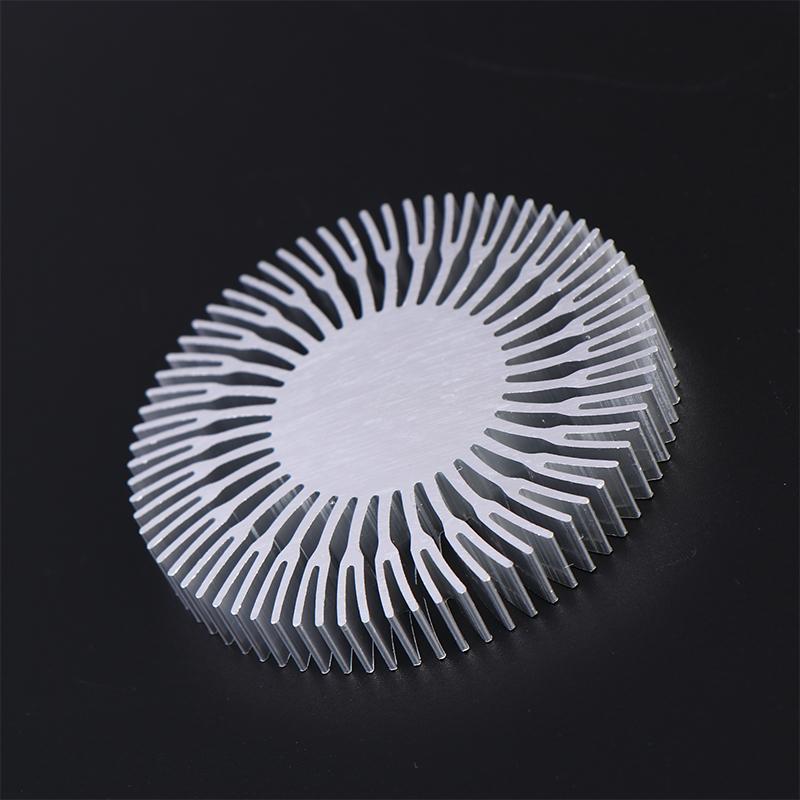 1/2 Stück D72mm*H10mm LED-Kühlkörper 4W 5W 6W 7W Hochleistungs-Aluminiumlegierung LED COB-Kühlkörper Ersatzteile