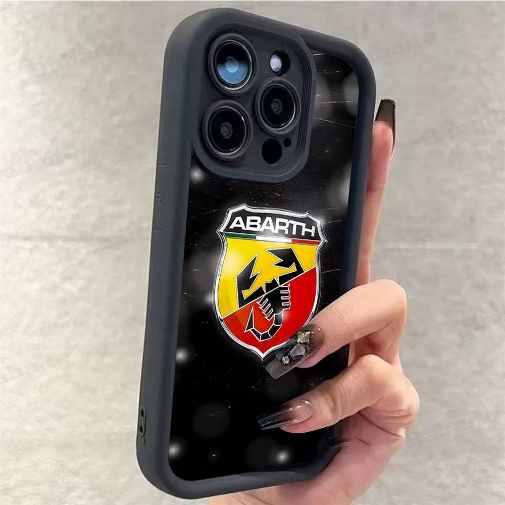 

A-AbarthS-S LOGO Phone Case For IPhone 17 16 15 14 13 12 11 Pro Max Mini Plus Soft TPU Back Cover iPhone 16pro max