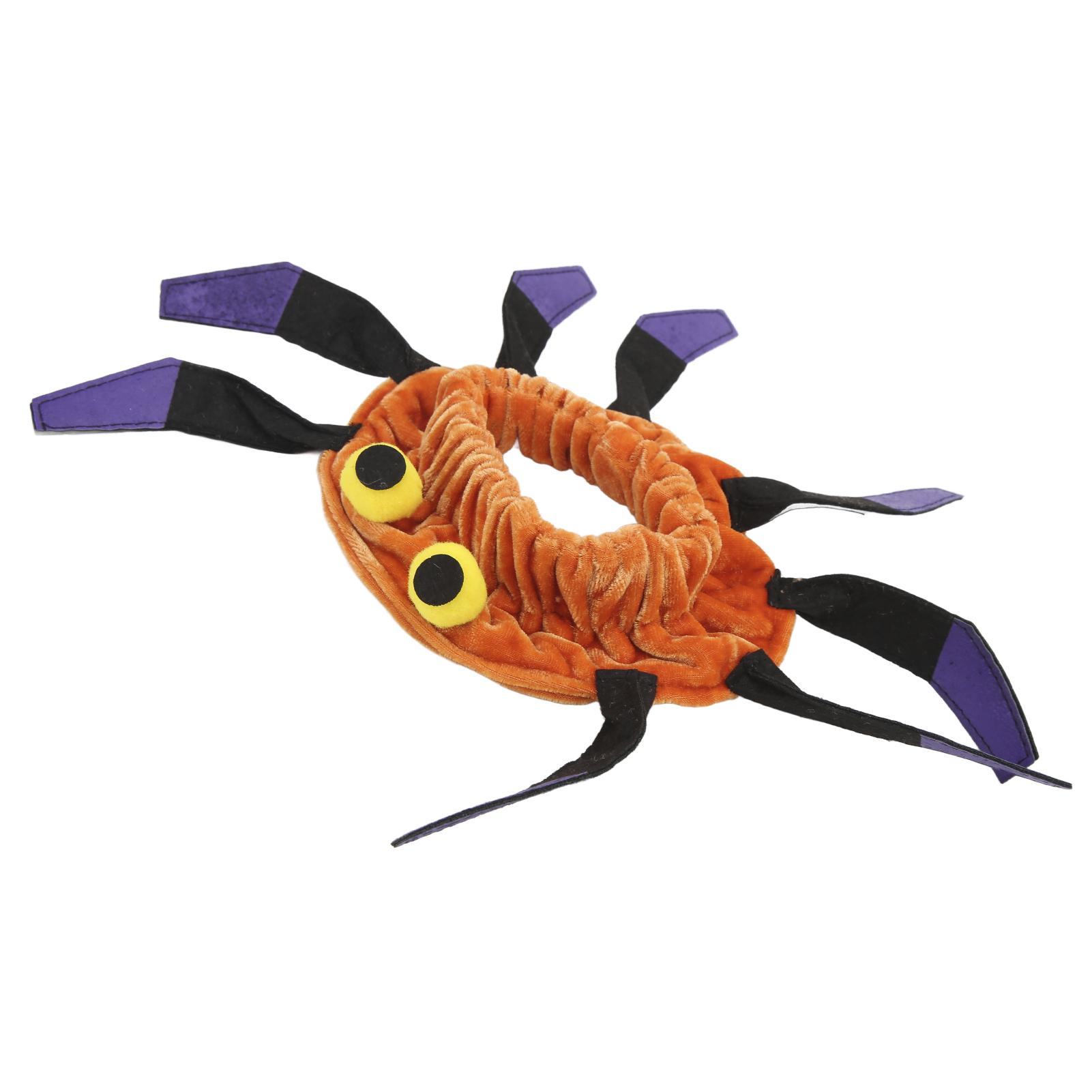 

Dog Funny Collar Soft Spider Shaped Interesting Dog Collar for Halloween Christmas PartiesM M