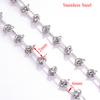 1Pc Stainless Steel Tie Knot Wire Chain Necklaces For Women Men Hip Hop Exaggerated Choker Necklace Chain Fashion Jewelry