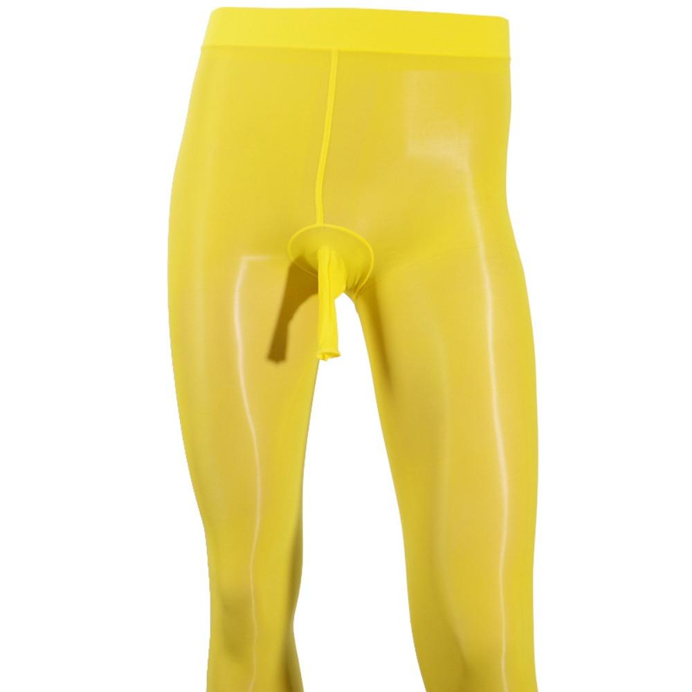 Cross-border E-commerce Men's Jj Sets of Stockings, Aircraft Opening Ultra-thin Bare-leg Pants, Oily Pantyhose, Sao Men's Socks