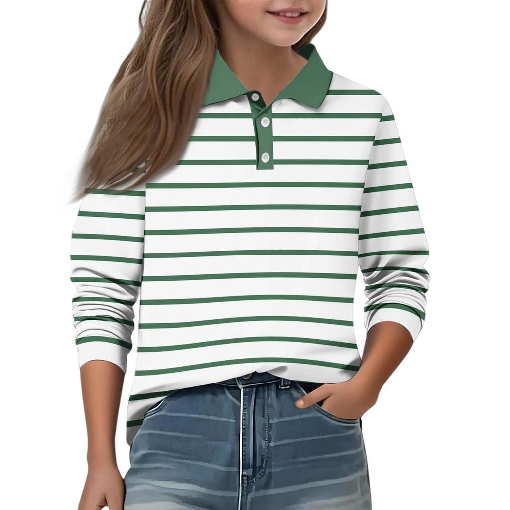 Children's Daily Casual Long-sleeved Tops T-shirts  Shirts