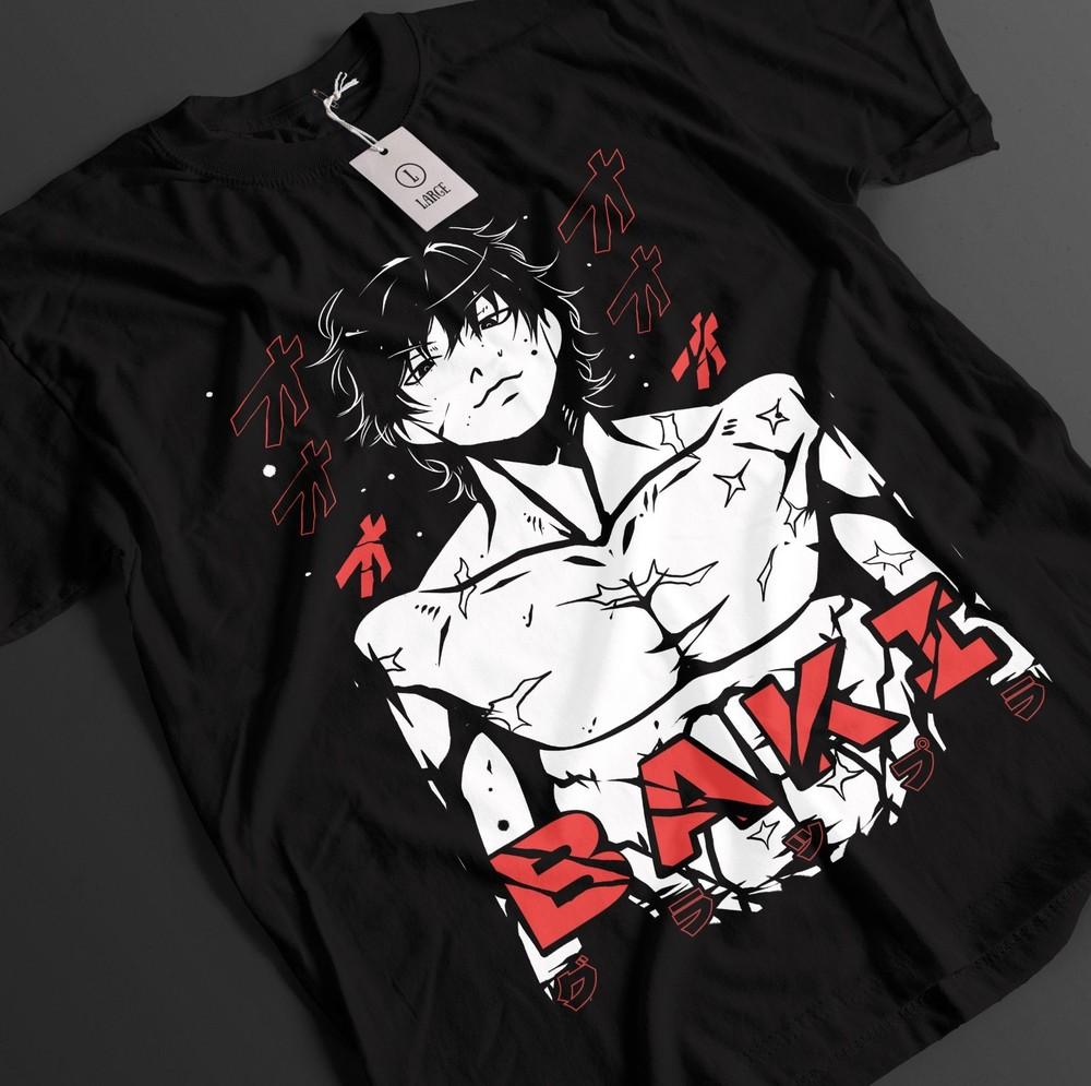 

Baki The Grappler Shirt Baki Hanma Tshirt Yujiro Top Fighting T-Shirt Unisex Tee 4XL