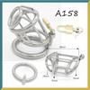 Stainless Steel Male Chastity Device Adult Cock Cage with Arc-shaped Cock Ring  Sex Toy Bondage Men Chastity Belt A224