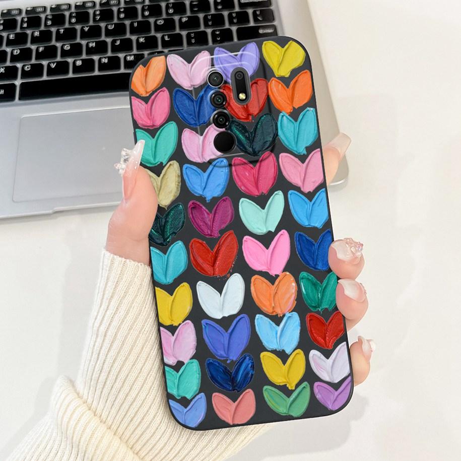 For Xiaomi Redmi 9 Case Lovely Panda Rabbit Cartoon Soft Liquid Silicone Shockproof Cover For Xiaomi Redmi 9 Prime Redmi9 Fundas
