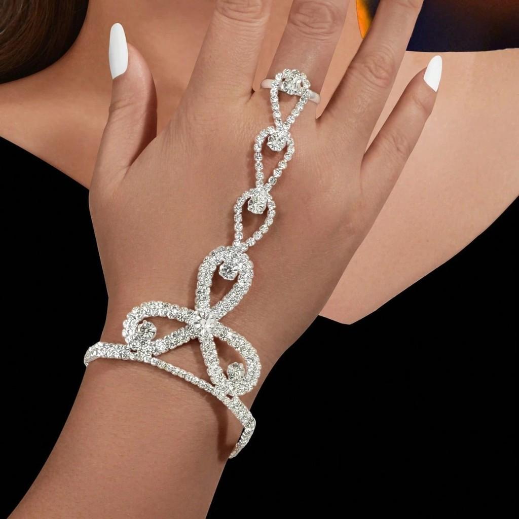 Style Silver Tone Jewelry Bracelet With Irregular Shapes For Women Gift