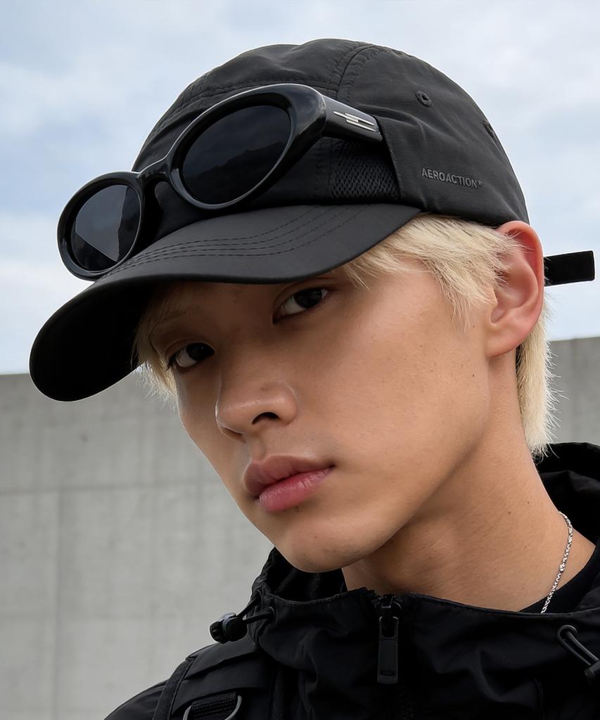 Atejeu Aero Action Sunglasses Holder Ball Cap [Charcoal]