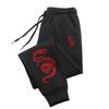 Red Dragon Design Joggers Warm Pocket Pants Woman Autumn Fashion Women Pant Warm Drawstring Woman Clothing