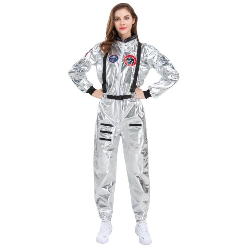 Halloween space costumes men and women couple uniforms children astronaut stage attire