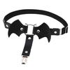Bat-Shaped Leather Garters For Thigh High Socks Stocking Suspender Belt Thigh Ring Goth Leather Garter Belt