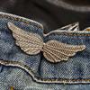 1 Pair Of Waist Shaper Wing Buckles With Detachable No-Nail No-Sew Buckle For Jeans - Detachable Waistband Reducer