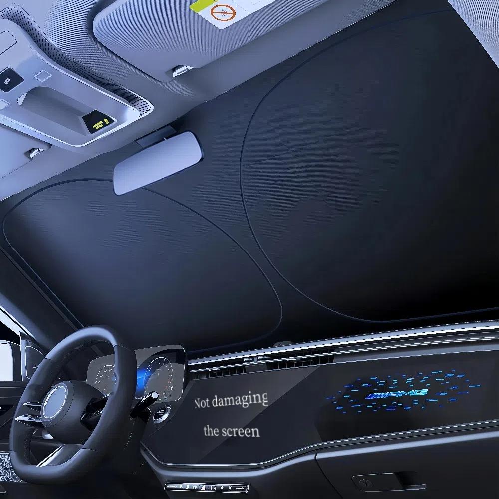 Car Window Sunshade Cover Sun Shade Windshield Visor Protector Windscreen Folding Auto UV Protection Curtain Styling Accessories