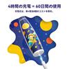 Seago Kids Electric Toothbrush for Ages Schoolers and 8 Replacement Brush DIY Rainbow USB Sonic for Kids and 0-6 (Elementary Toddlers), Heads,