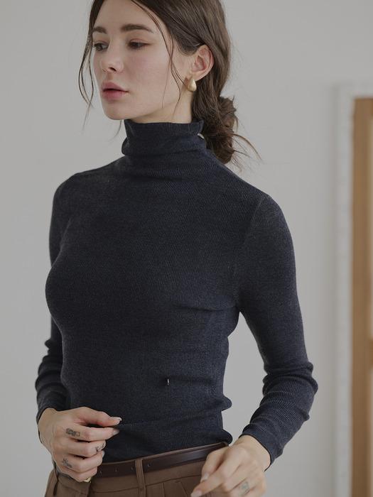 RAYHER Soft Turtleneck Pullover [2 Collars]